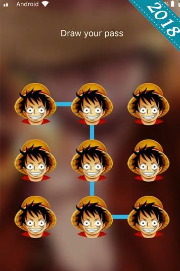 Luffy Lock pattern screen One Piece Wallpapers HD APK for Android Download