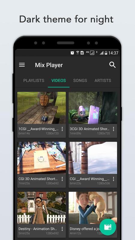 Play videos directly from MiXplorer