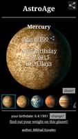 AstroAge astronomical age free Affiche