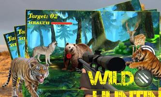 Safari Hunting Wild Sniper Plakat