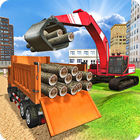 Construction Crane: Hill Climb icône