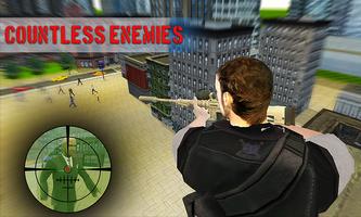 Stad Sniper Assassin 3D-poster