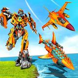 Air Robot Shark - تحلق روبوت ألعاب تحويل أيقونة