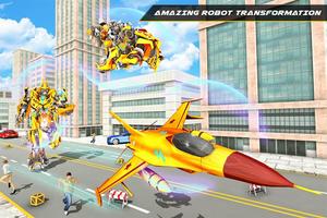 Air Robot Shark – Flying Robot Transforming Games capture d'écran 1
