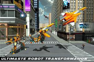 Air Robot Game 2 - Flying Robot Transformation capture d'écran 1