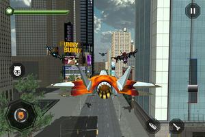 Air Robot Game 2 - Flying Robot Transformation capture d'écran 2