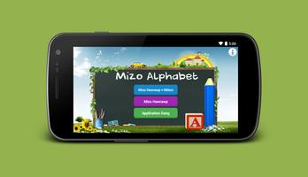Mizo Alphabet for Kids الملصق