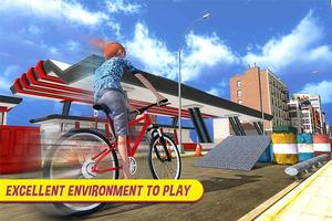 BMX Stunts Bicycle Racing Game Affiche