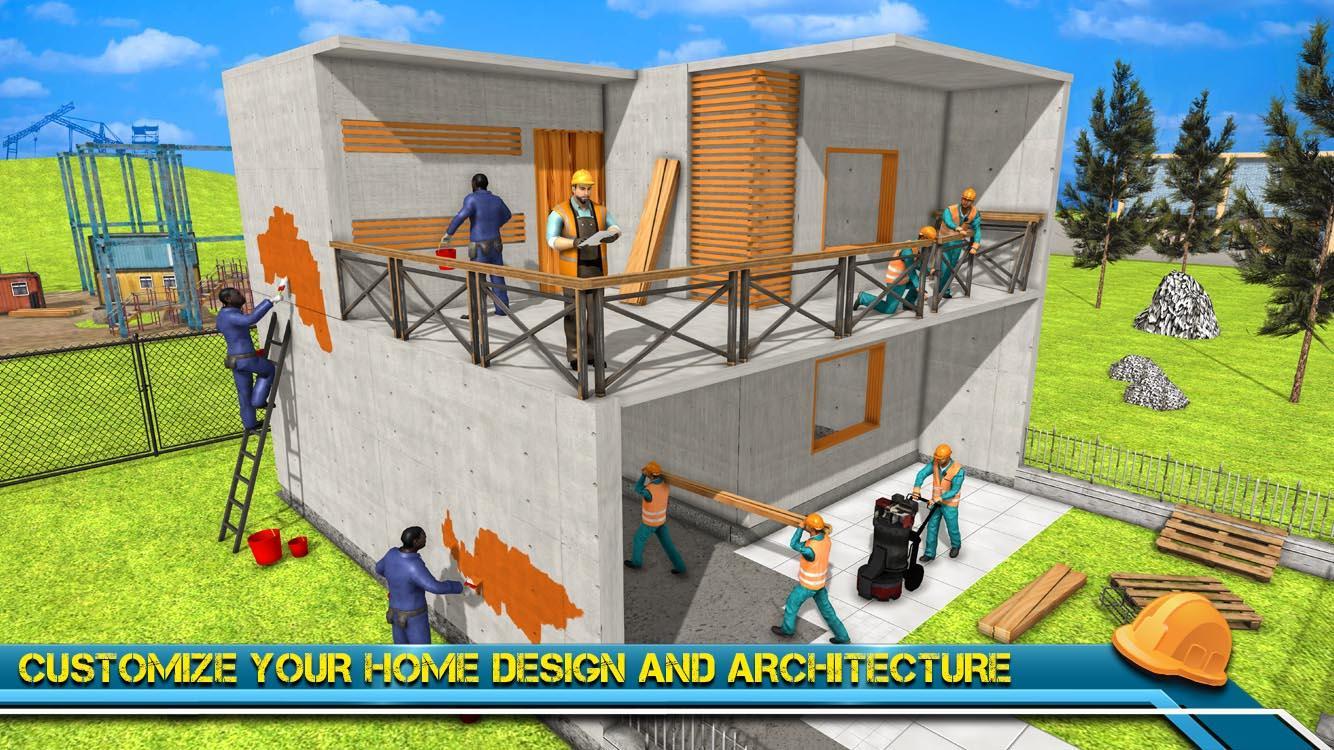 Modern Home Design House Construction Games 3d For Android Apk