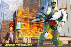 پوستر Incredible Monster Hero Flying Robot City Rescue (Unreleased)