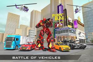 Muscle Car Robot Game – Transforming Robot Car Affiche