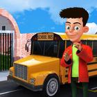 High School Bus Driver 3D icône