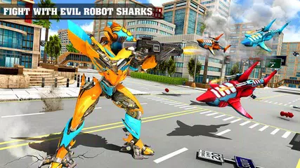 Shark Robot Simulator 2019: Shark Attack Games XAPK download