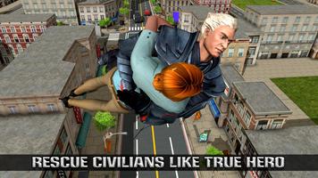 Amazing Hero Ninja City Rescue Game capture d'écran 1