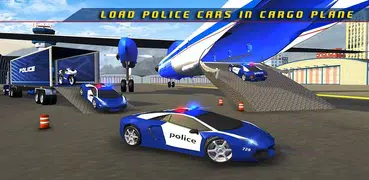 Police Plane Transporter Game