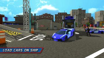 Police Car Transporter Ship screenshot 1