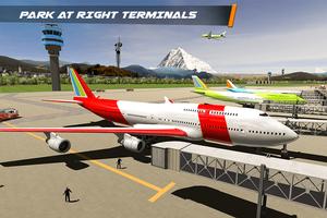 City Airplane Flight Pilot Plane Landing Simulator capture d'écran 3