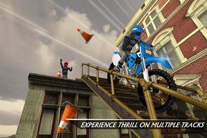 Rooftop Bike Rider Stunt Game poster