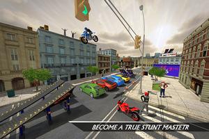 Rooftop Bike Rider Stunt Game screenshot 2