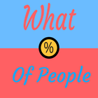 What % of people icône