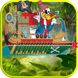 Race of Pirate Bonald Duck Run Zeichen