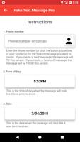 Fake Text Message Pro ảnh chụp màn hình 2