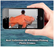 Fishing Photo Frame Maker captura de pantalla 1