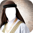 Arab Man Suit Photo Frames icône