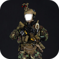 Army Force Suit Photo Frames