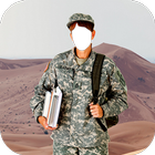 Army Soldier Outfit Photo Frames أيقونة