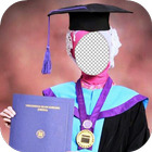 Hijab Graduation Day Photo Frames आइकन