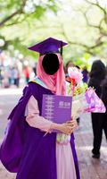 Hijab Graduation Day Photo Frames Affiche