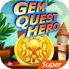 Gem Quest Super Hero icône