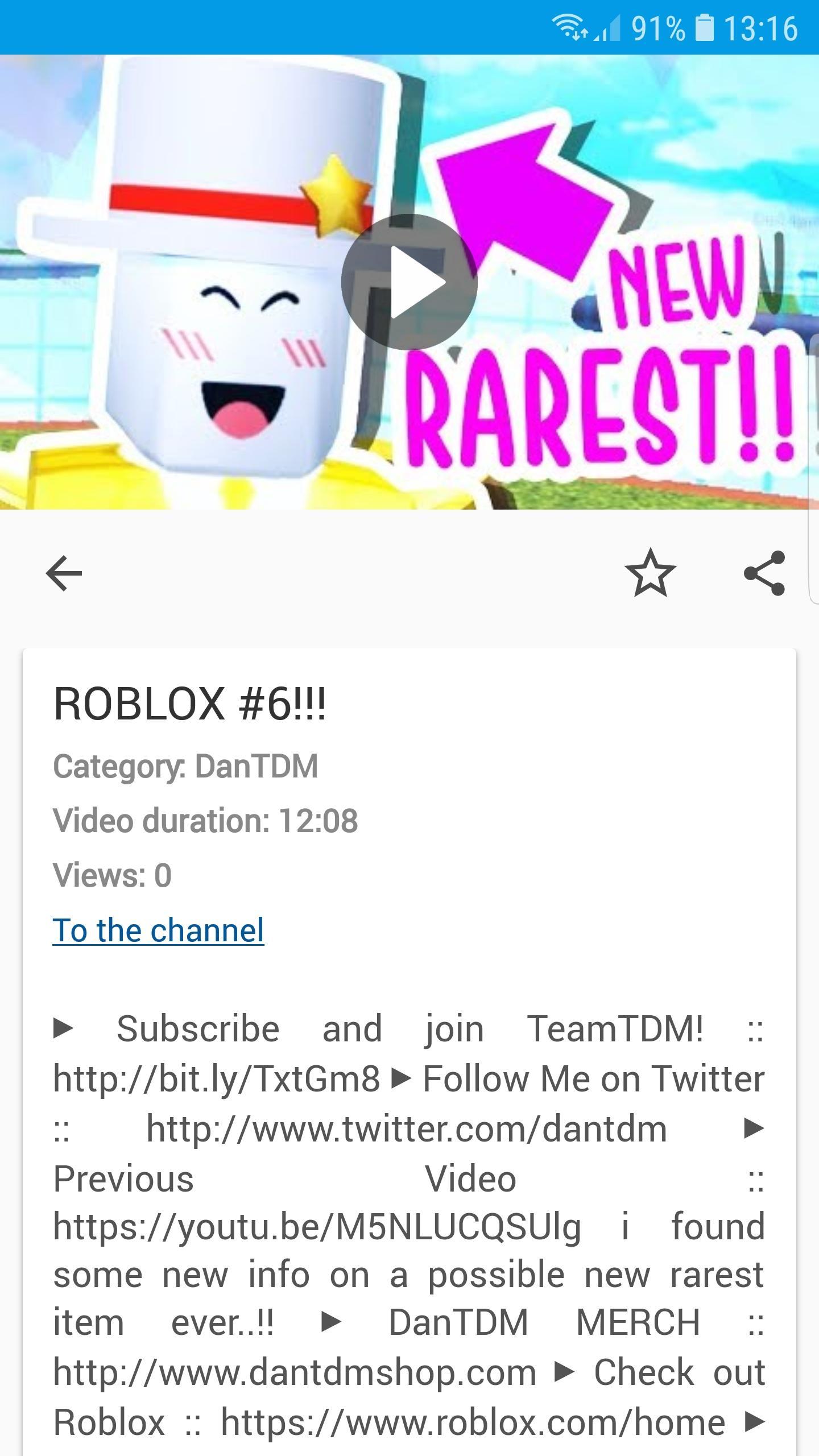 Dantdm Roblox Live 1