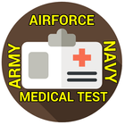 Airforce Navy and Army medical Test preparation icône