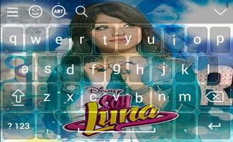 Keyboard For Soy Luna 스크린샷 1