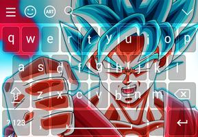 Goku Super Saiyan DBZ Keyboard capture d'écran 1
