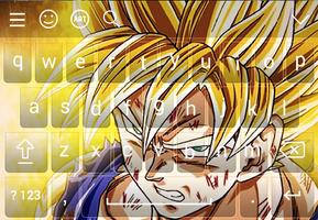 Goku Super Saiyan DBZ Keyboard capture d'écran 2