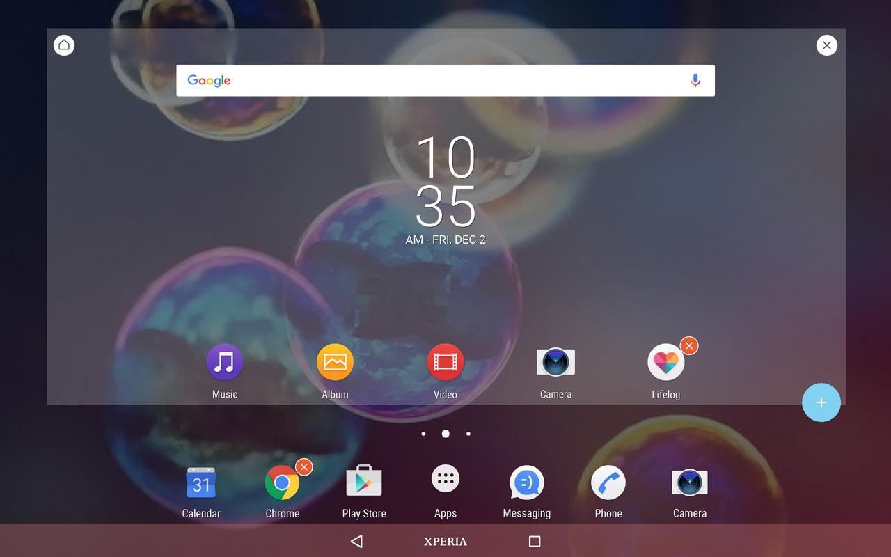 bubbles xperia theme for android apk download