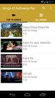 Poster Songs of Aishwarya Rai