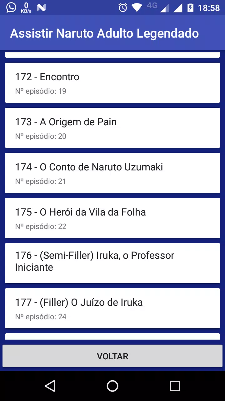 app para assistir naruto em português