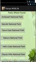 Kenya Wildlife App capture d'écran 1