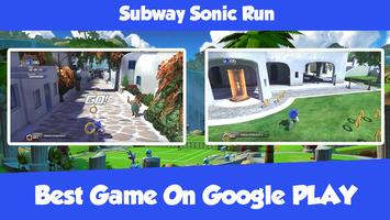 Subway Sonic Run Affiche