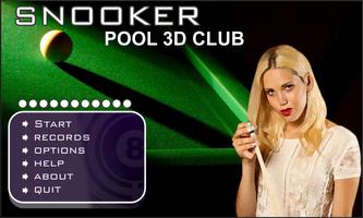 Snooker Pool 3D Club পোস্টার