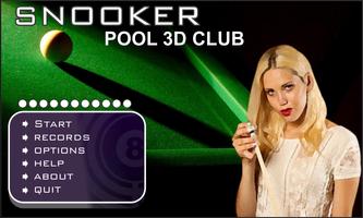 Snooker Pool 3D Club Affiche