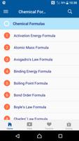 Chemical Formulas Offline screenshot 1
