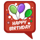 Birthday Stickers & Greetings-icoon