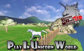 Unicorn Horse Mountain Sim 3D capture d'écran 1