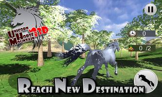 Unicorn Horse Mountain Sim 3D capture d'écran 2