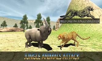 Wild Cheetah Jungle Simulator capture d'écran 3